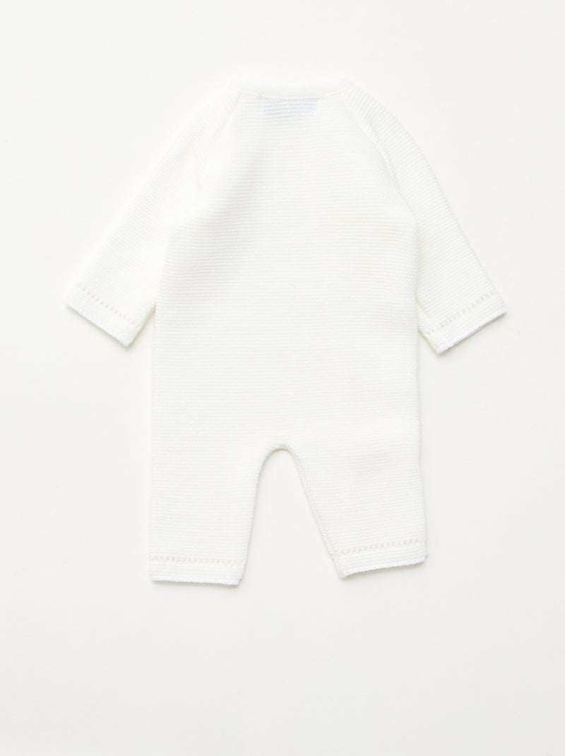 Mono de punto 'La manufacture de Layette' Blanco - Kiabi
