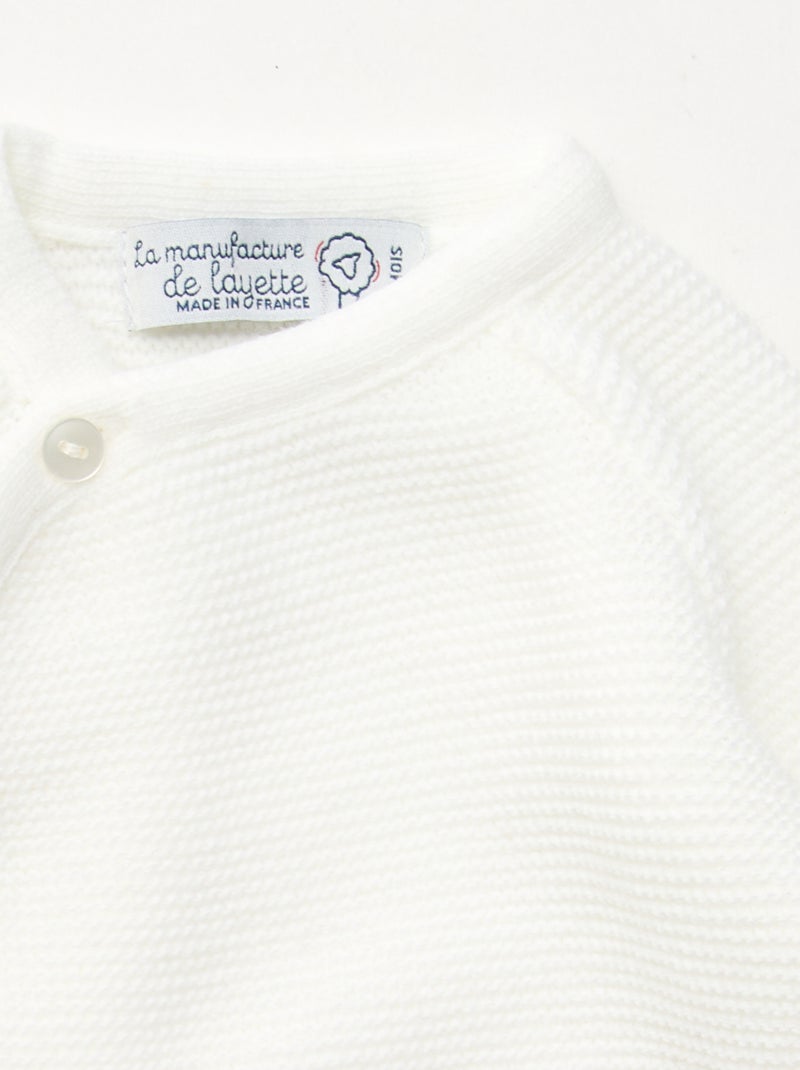 Mono de punto 'La manufacture de Layette' Blanco - Kiabi