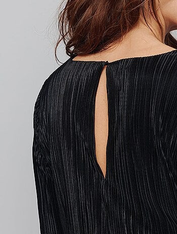 Mono de punto plisado