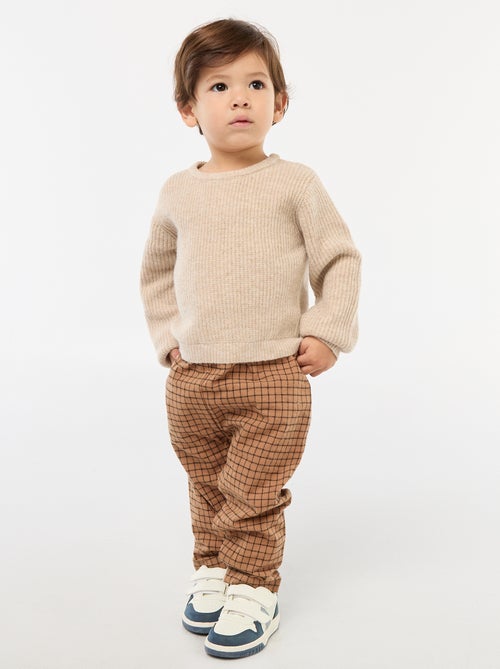 Mono de punto y franela - Kiabi