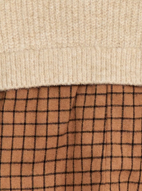 Mono de punto y franela - Kiabi