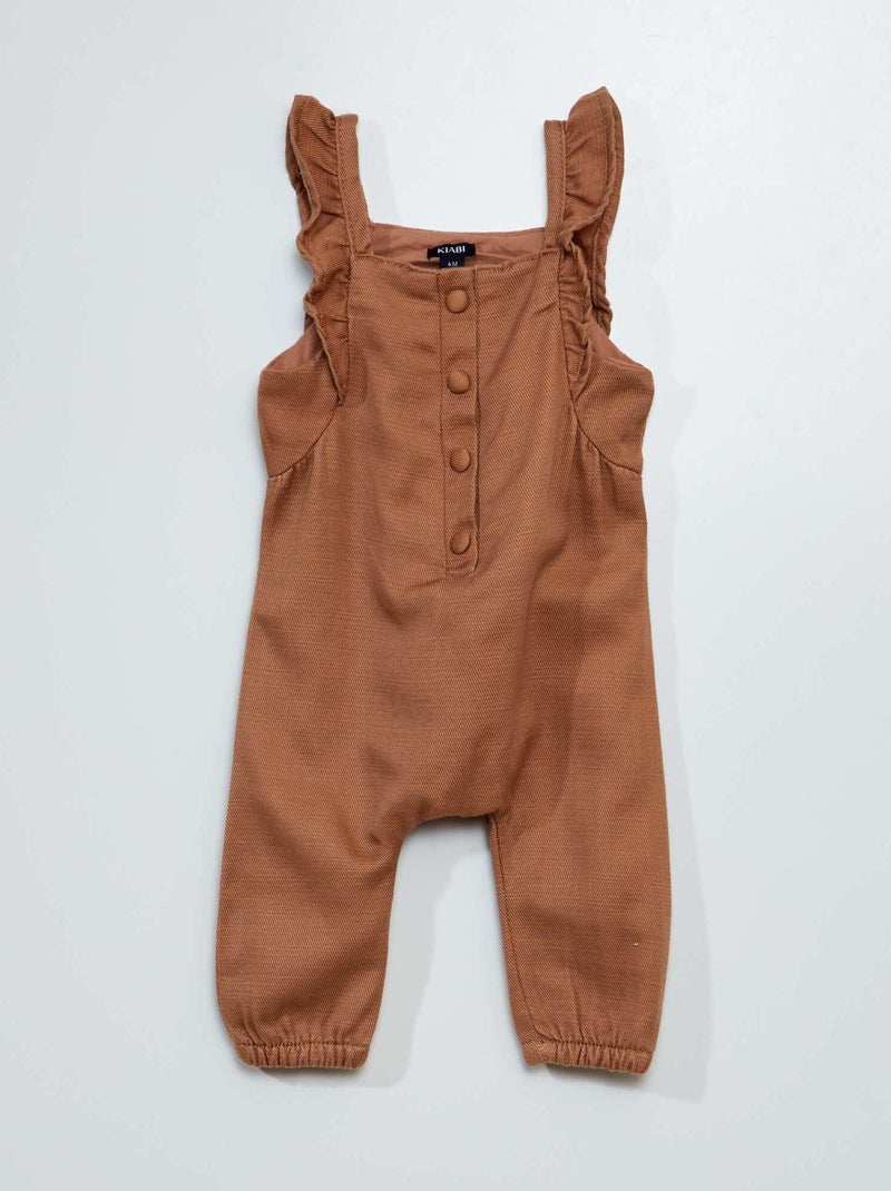 Mono de tencel MARRON - Kiabi