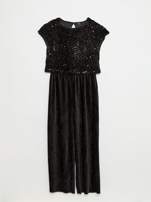 Mono de terciopelo con lentejuelas - Kiabi