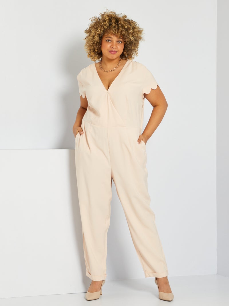 Mono de viscosa BEIGE - Kiabi