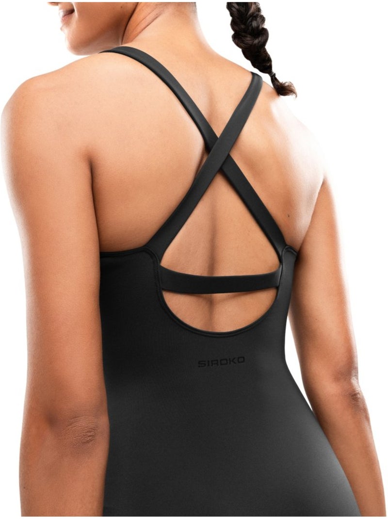 Mono deportivo corto mujer fitness mujer presence Negro - Kiabi