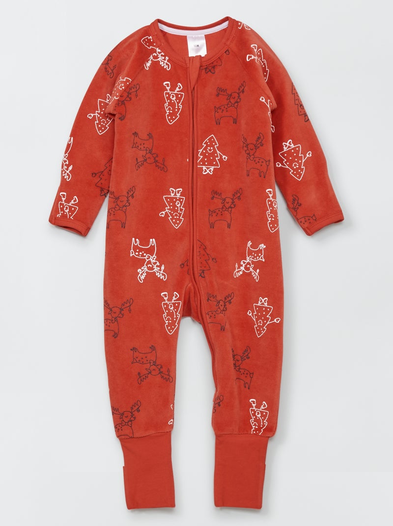 Mono 'DIM baby' de terciopelo BEIGE - Kiabi