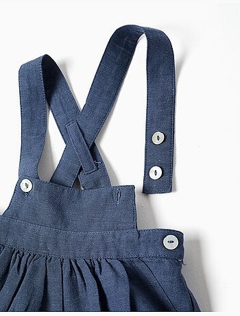 Mono en lino con tirantes ajustables You&Me