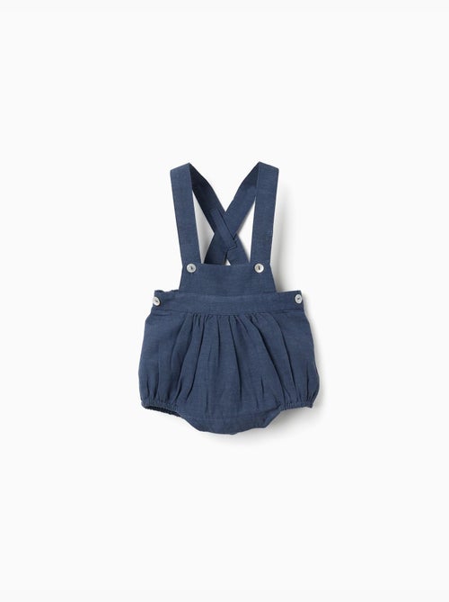 Mono en lino con tirantes ajustables You&Me - Kiabi