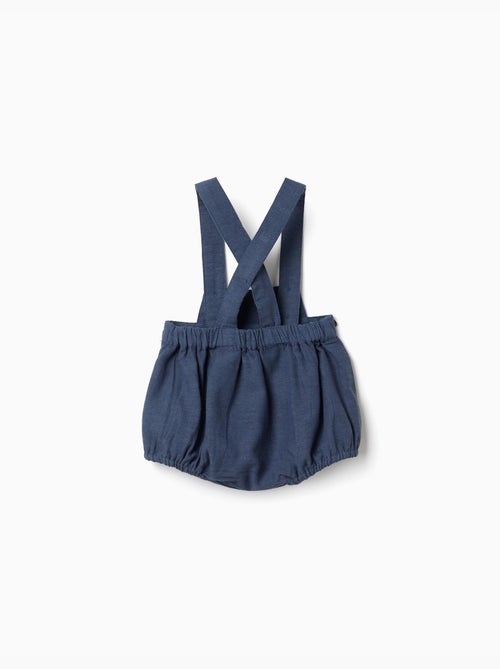 Mono en lino con tirantes ajustables You&Me - Kiabi