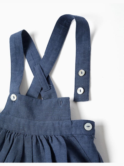 Mono en lino con tirantes ajustables You&Me - Kiabi