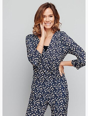 Mono estampado con mangas 3/4 - Afibel