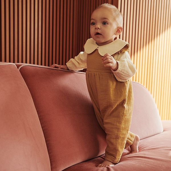 Mono Gofrado Eco Concepcion Bebe Nina Kaki Kiabi 14 00