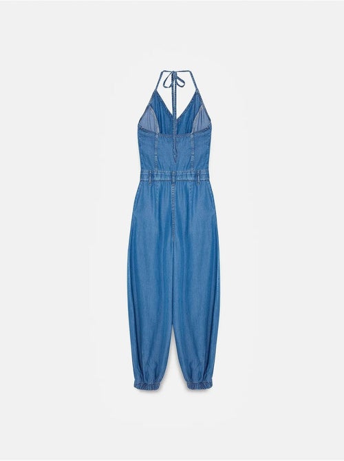 Mono halter de pernera ancha dilvin - Kiabi Mono halter de pernera ancha dilvin - Kiabi