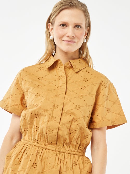 Mono largo bordado - Kiabi