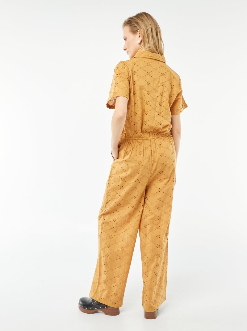 Mono largo bordado BEIGE - Kiabi