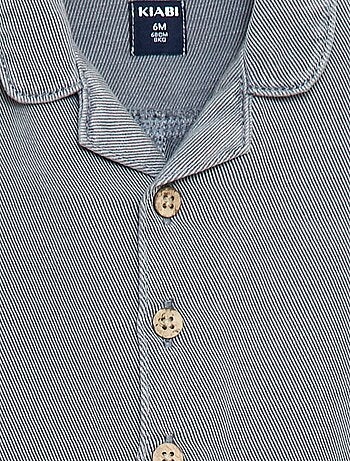 Mono largo con cuello camisero corte relajado