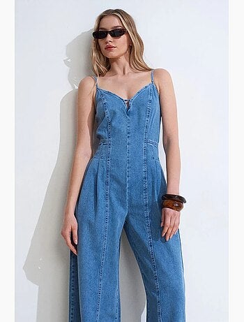 Mono largo de denim dilvin