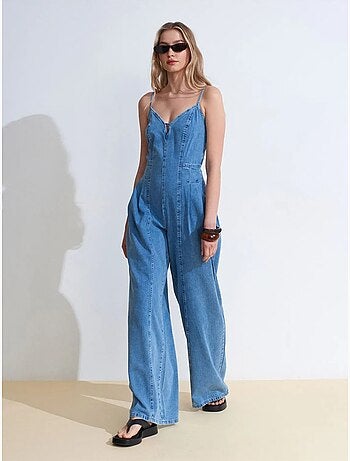 Mono largo de denim dilvin
