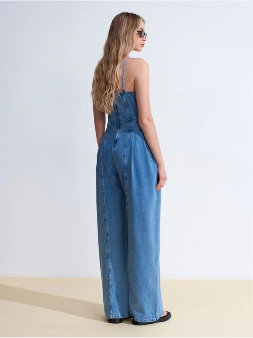 Mono largo de denim dilvin - Kiabi Mono largo de denim dilvin - Kiabi