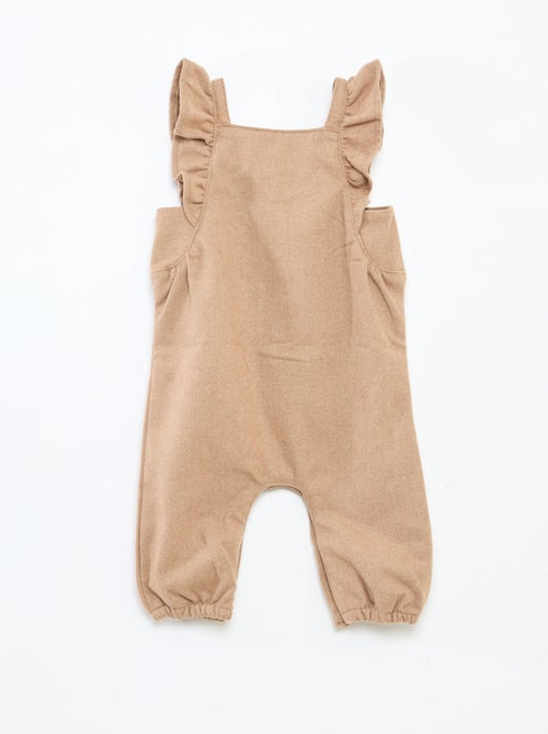 Mono largo de franela de algodón - Kiabi