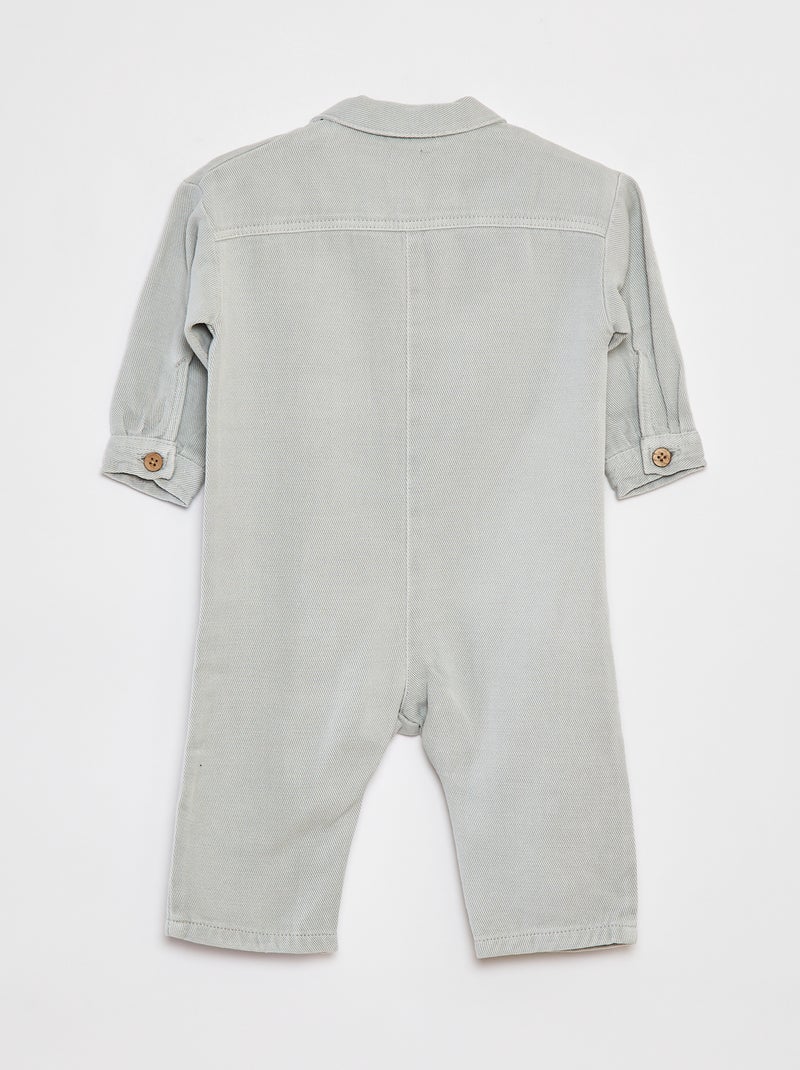 Mono largo de manga larga AZUL - Kiabi