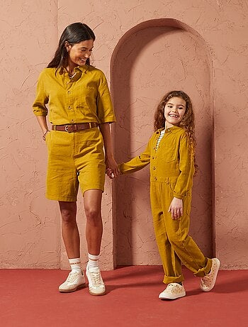 Mono largo de mezcla de lino - Unisex