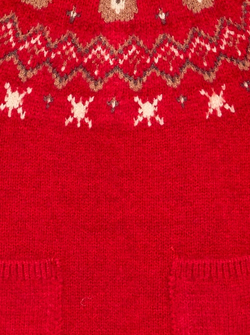 Mono largo de Navidad de punto jacquard - Kiabi