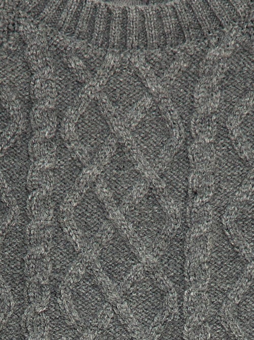 Mono largo de punto abotonado en la espalda - Kiabi