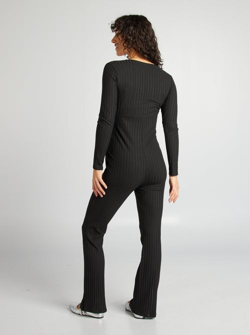 Mono largo de punto de canalé 'Only Maternity' - Kiabi