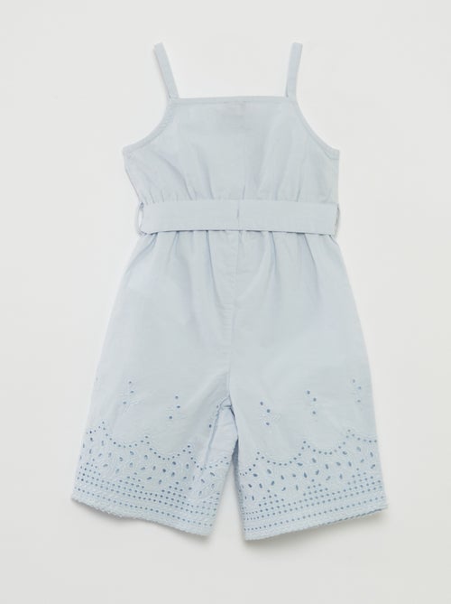 Mono largo de tirantes con bordados en el bajo - Kiabi