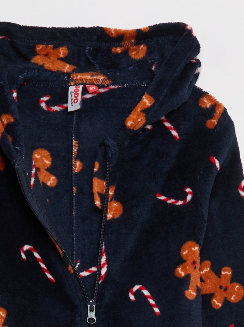 Mono navideño polar Azul - Kiabi