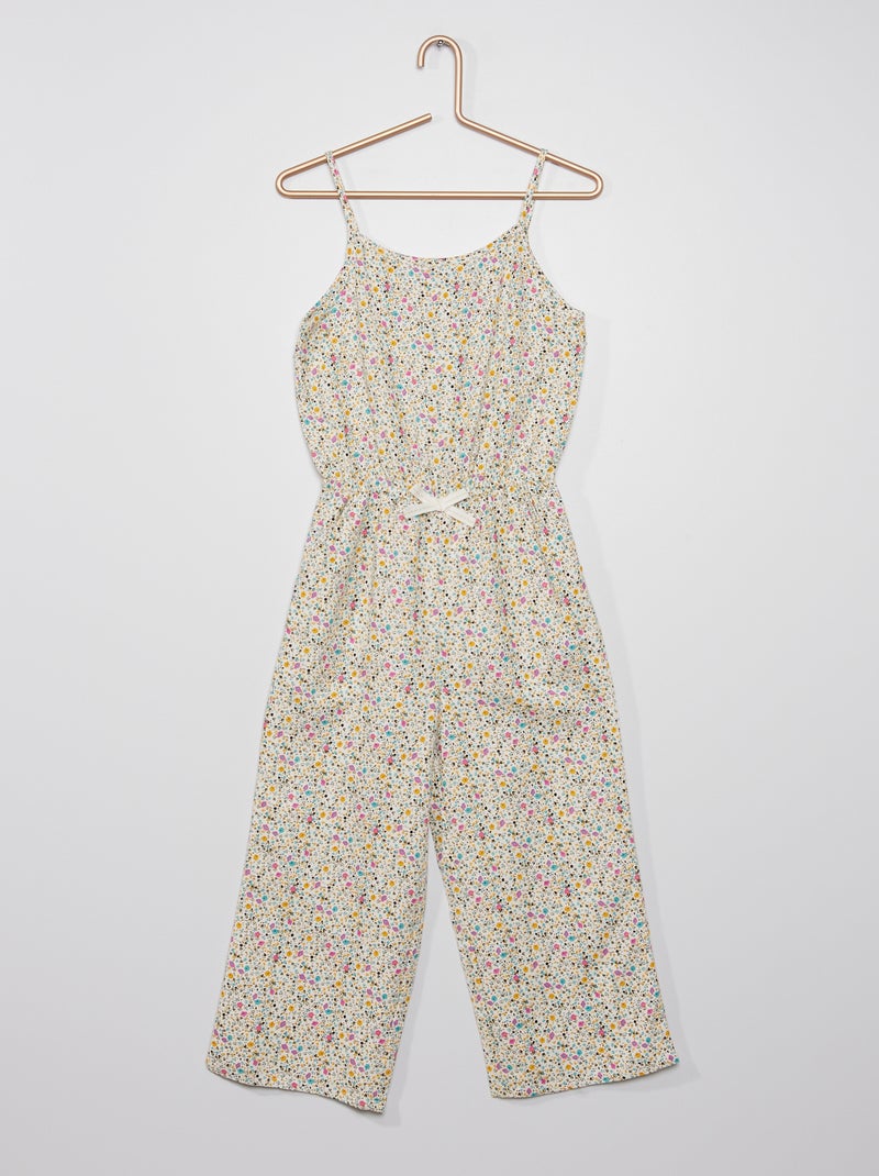 Mono pantalón ancho BLANCO - Kiabi