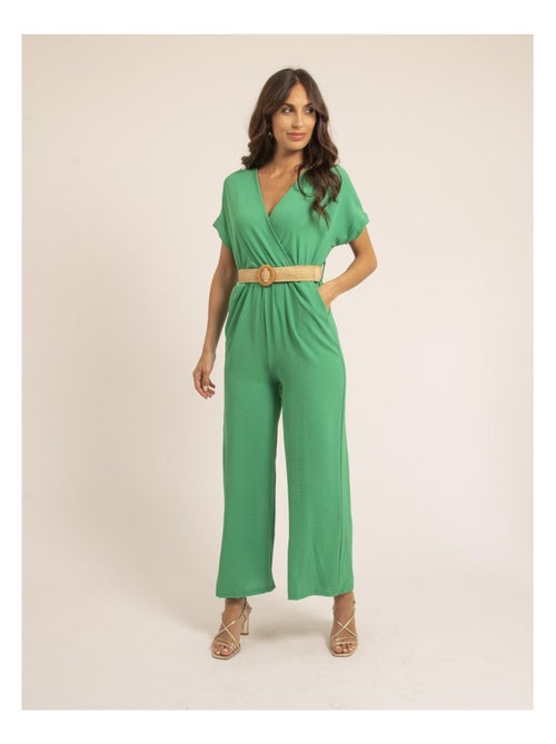 Mono pantalón con cinturón EDERNIE - Kiabi Mono pantalón con cinturón EDERNIE - Kiabi