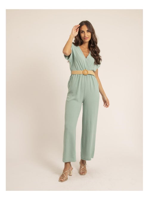Mono pantalón con cinturón EDERNIE - Kiabi Mono pantalón con cinturón EDERNIE - Kiabi