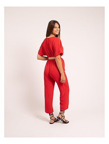 Mono pantalón con cinturón ELRIDA