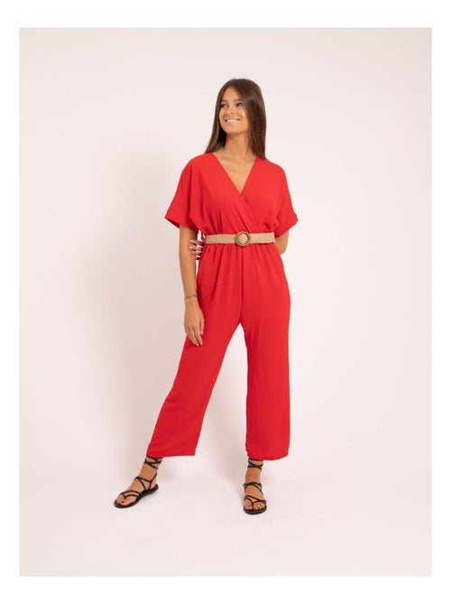 Mono pantalón con cinturón ELRIDA - Kiabi