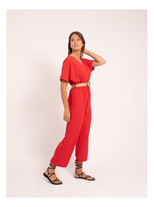 Mono pantalón con cinturón ELRIDA - Kiabi