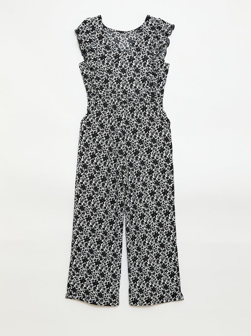 Mono pantalón con estampado Negro - Kiabi