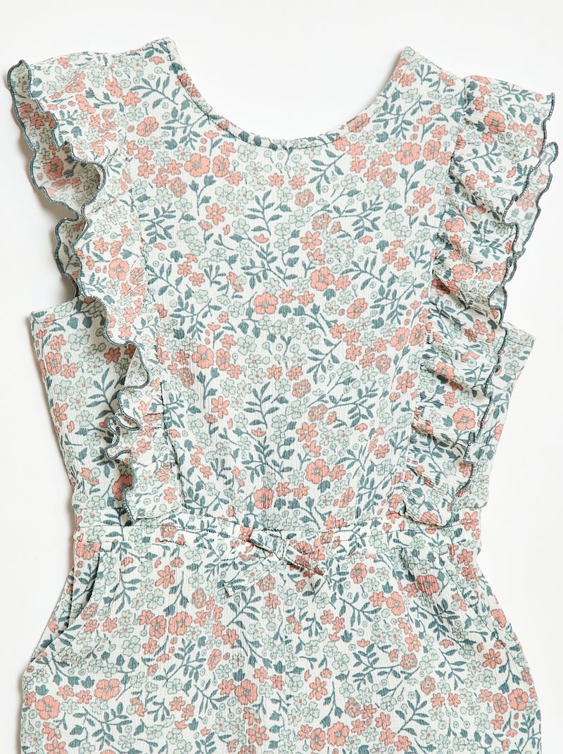 Mono pantalón con estampado Rosa - Kiabi
