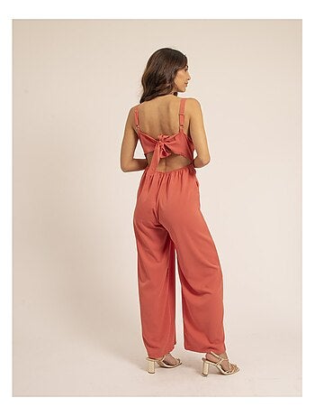 Mono pantalón de espalda descubierta ELINA