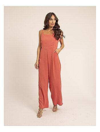 Mono pantalón de espalda descubierta ELINA