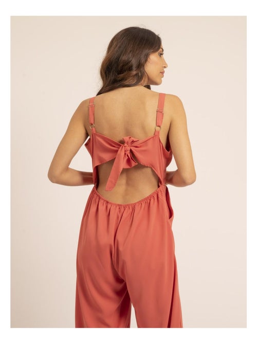 Mono pantalón de espalda descubierta ELINA - Kiabi Mono pantalón de espalda descubierta ELINA - Kiabi