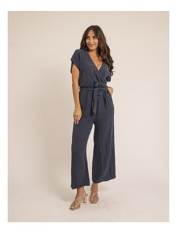 Mono pantalón de gasa de algodón EROLIE