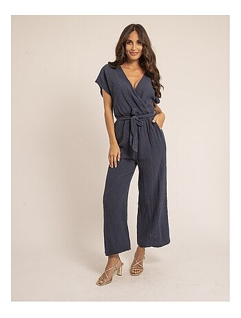 Mono pantalón de gasa de algodón EROLIE