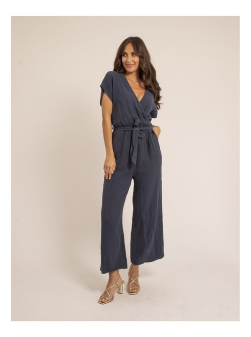 Mono pantalón de gasa de algodón EROLIE - Kiabi