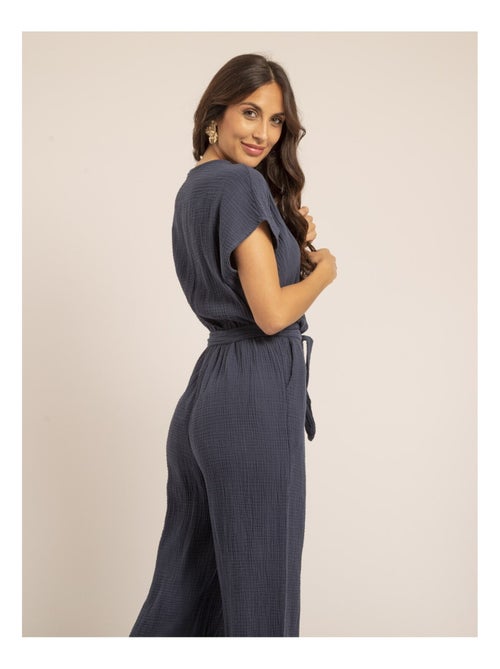 Mono pantalón de gasa de algodón EROLIE - Kiabi