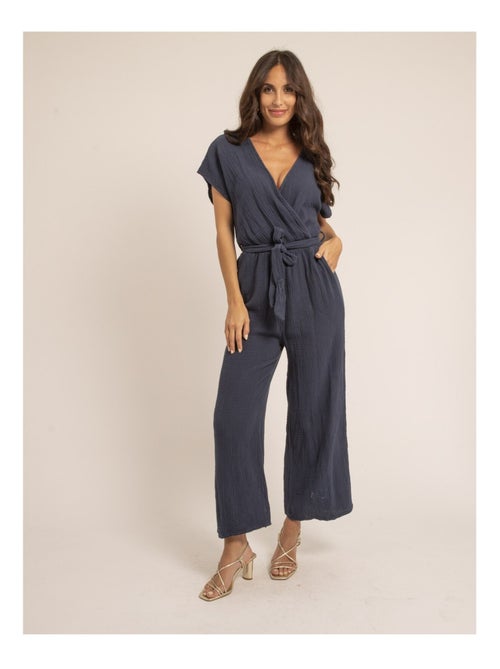 Mono pantalón de gasa de algodón EROLIE - Kiabi
