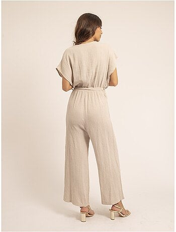 Mono pantalón de gasa de algodón EROLIE