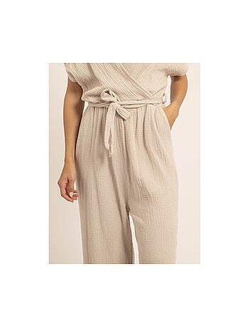Mono pantalón de gasa de algodón EROLIE