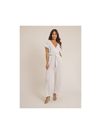Mono pantalón de gasa de algodón EROLIE